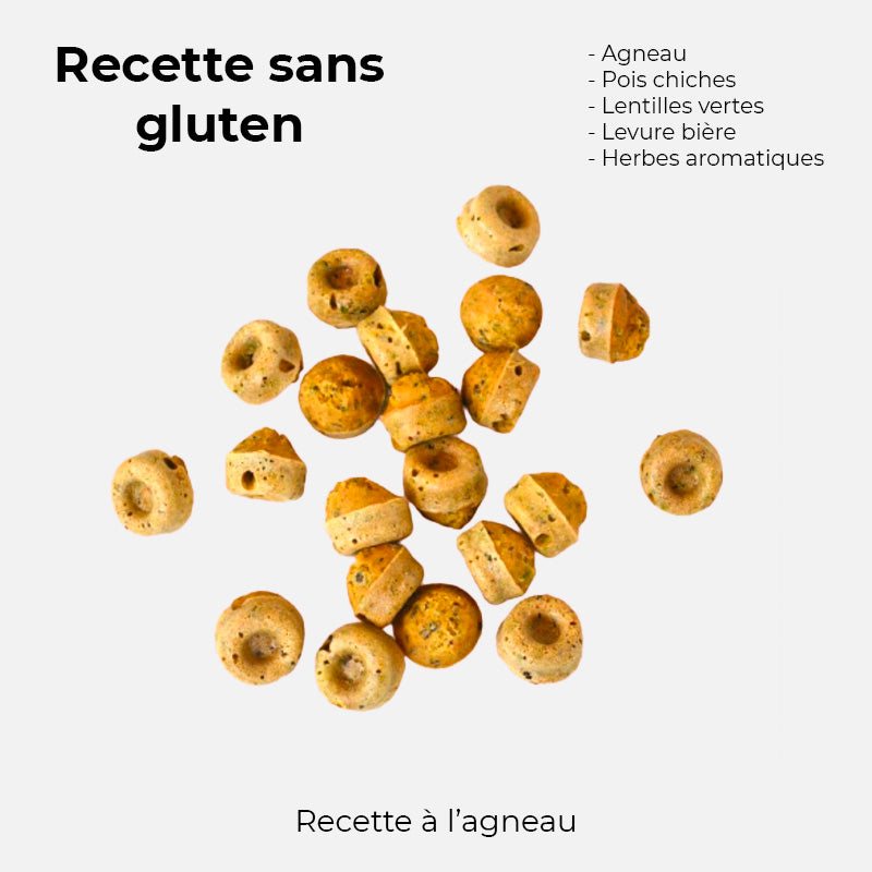 Friandise pour chien a l'agneau crocandiz
