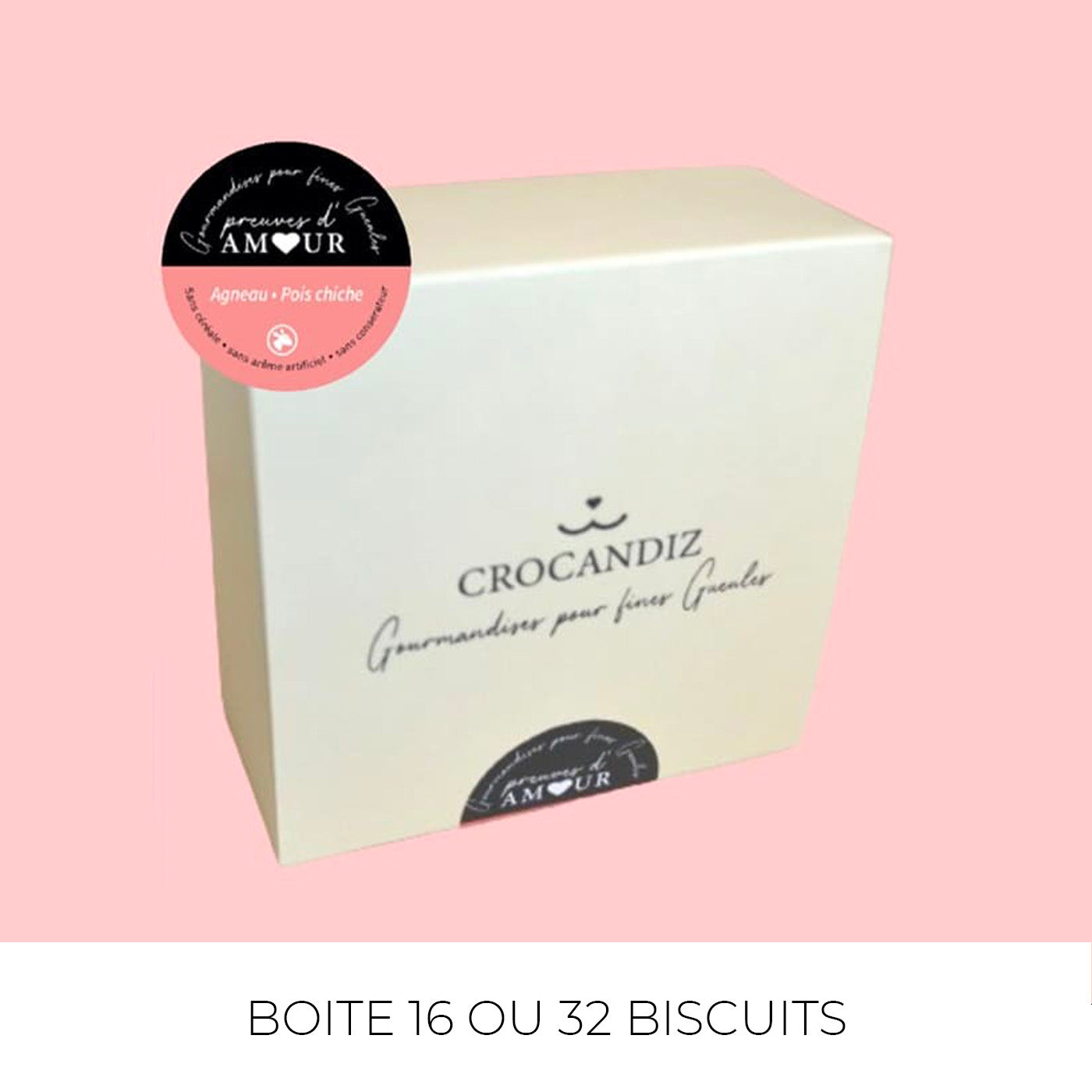 Friandise pour chien a l'agneau crocandiz
