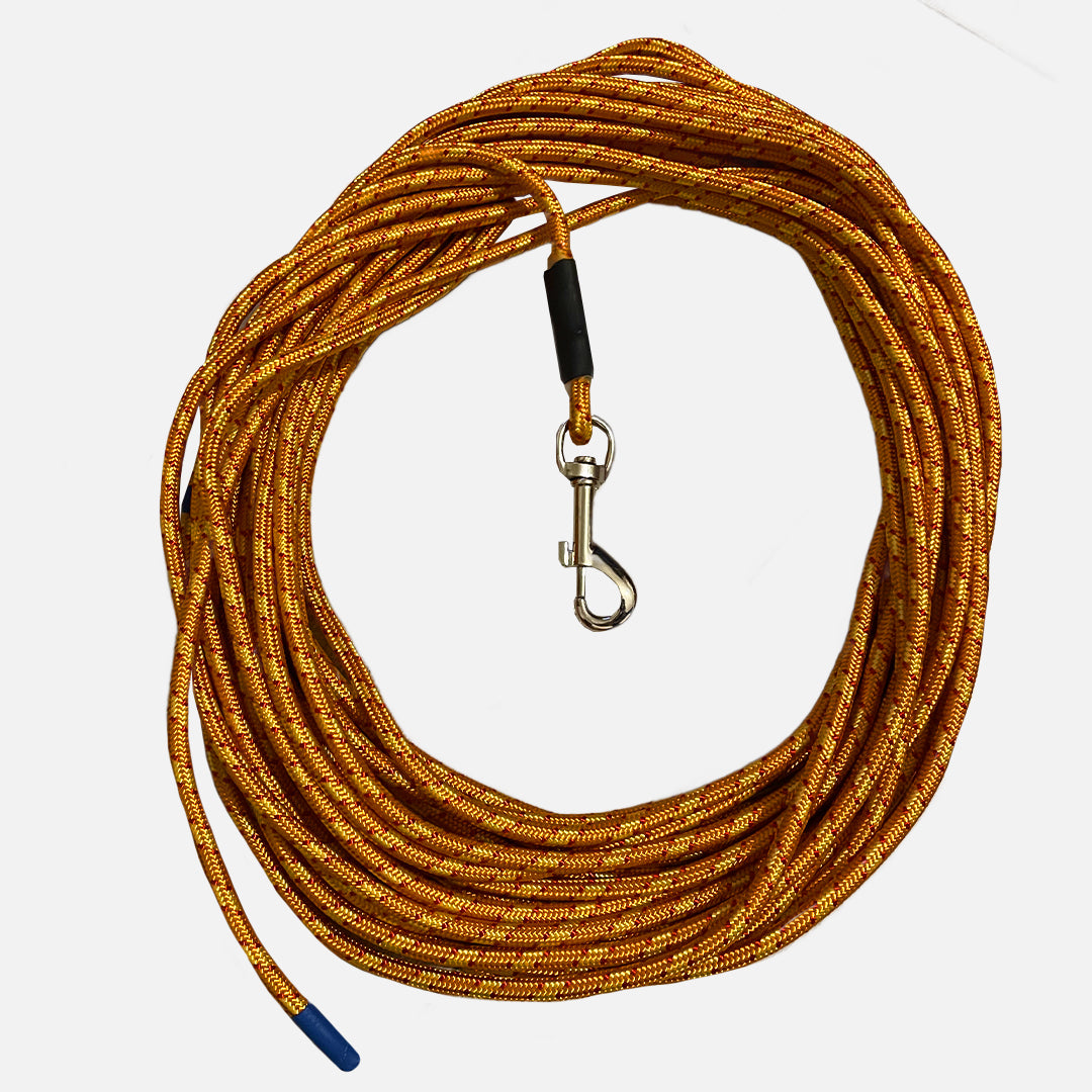Longe jaune diamètre 15 mètres / 6mm